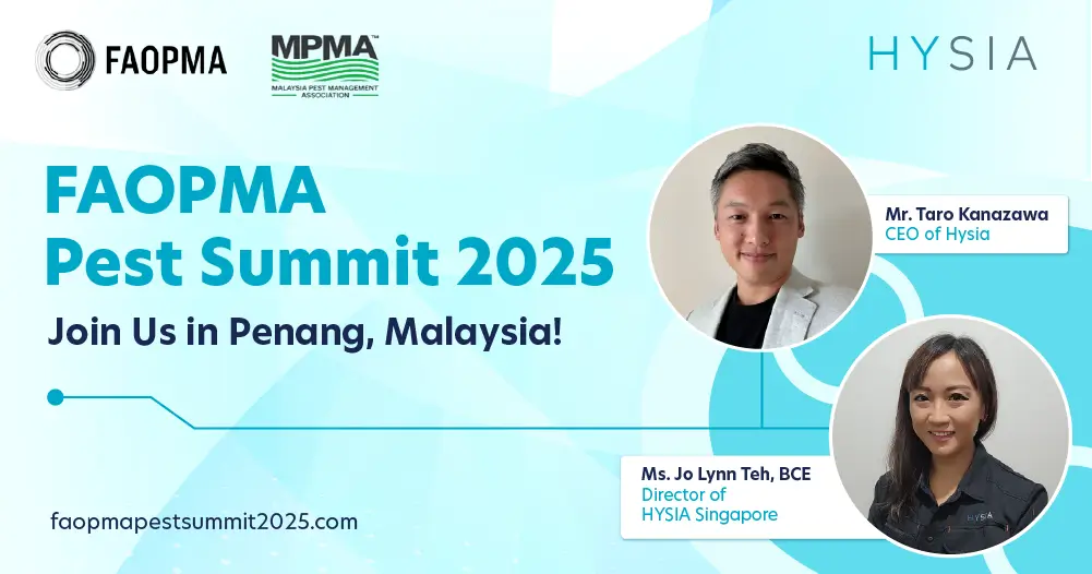 Join us at FAOPMA Pest Summit 2025