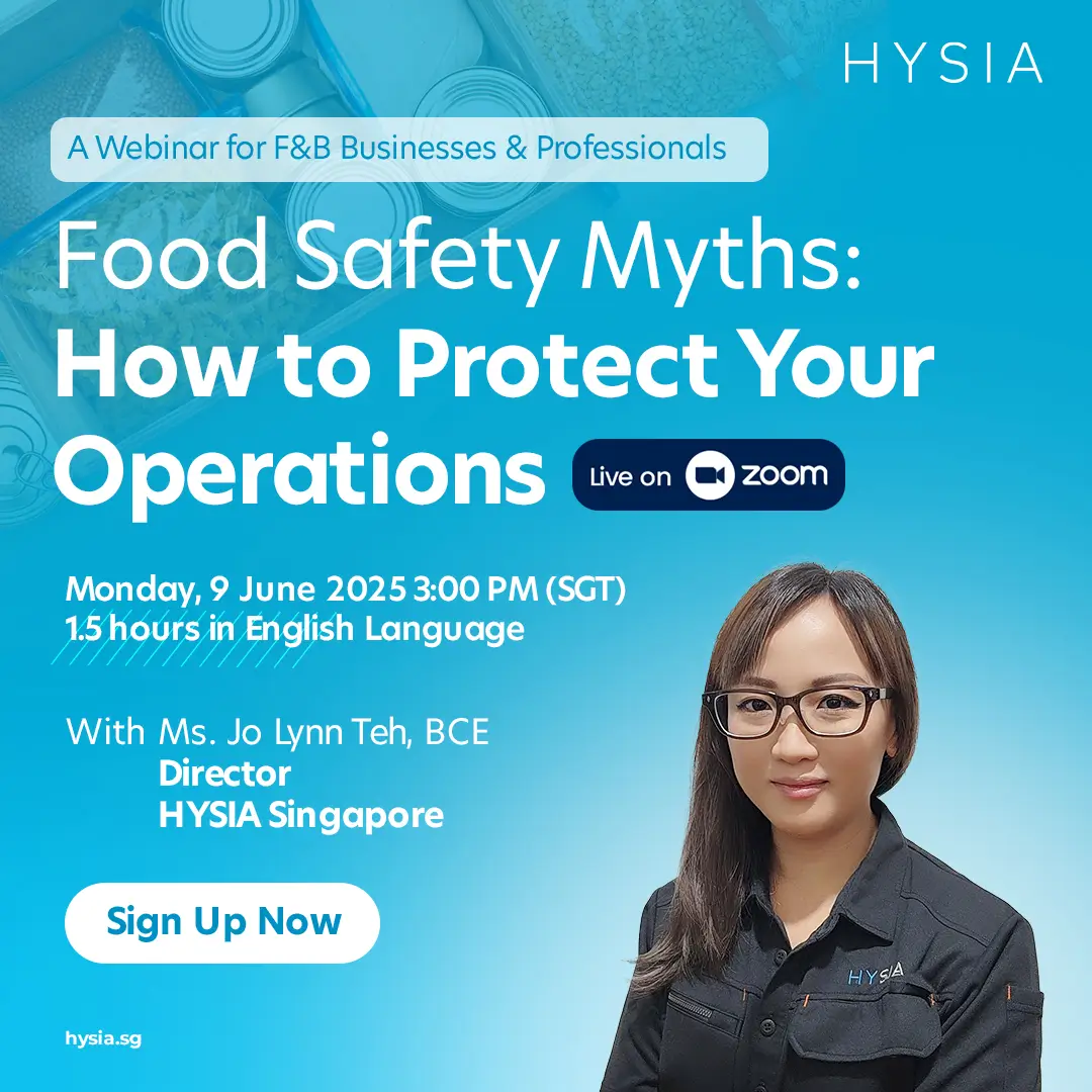 Food Safety Myths, how to protect your operations webinar by HYSIA